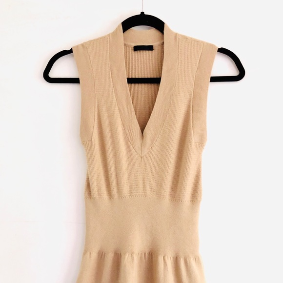 ATM Sleeveless Sweater Tank Dress Latte Revolve M - Picture 3 of 8